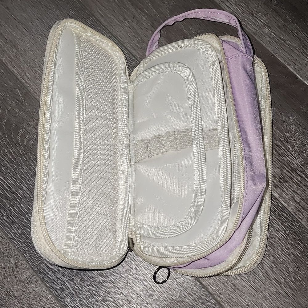 Purple Aesthetic Pencil Pouch or Cosmetic Bag - Picture 4 of 5